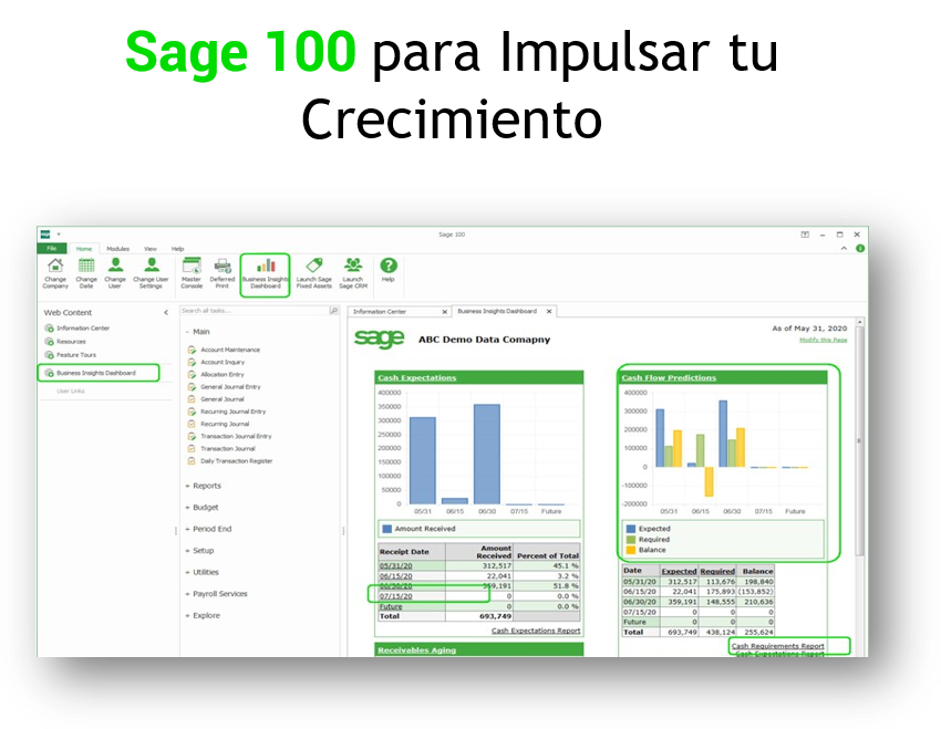Sage 100 para impulsar tu crecimiento Sage 100 para impulsar tu crecimiento